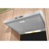 60cm Traditional Cooker Hood, Silver, D Rated - Hotpoint PSLMO65FLSX - Naamaste London Homewares - 3