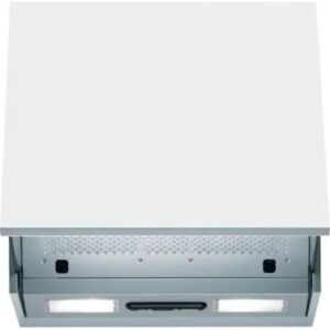 60cm Integrated Cooker Hood, Grey, D Rated - Indesit IAEINT66LSGR - Naamaste London Homewares - 1