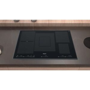 90cm Induction Hob, Black Ceramic Glass - Hotpoint TT1090BA - Naamaste London Homewares - 1