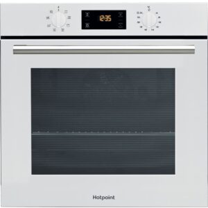 Class 2 Multiflow Built-In Electric Oven, White - Hotpoint SA2540HWH - Naamaste London Homewares - 1