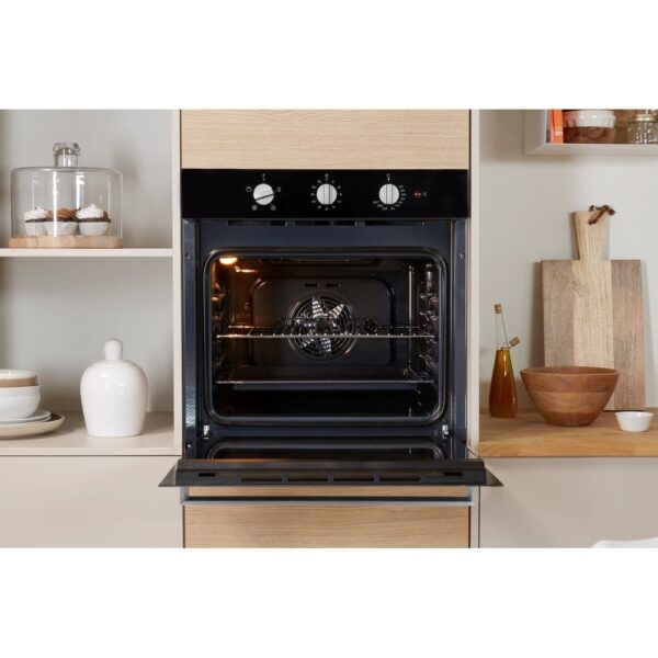 Built-In Electric Oven, Black, A Rated - Indesit IFW6330BLUK - Naamaste London Homewares - 5