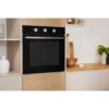 Built-In Electric Oven, Black, A Rated - Indesit IFW6330BLUK - Naamaste London Homewares - 6