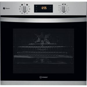 Built-In Electric Oven, Inox, A Rated - Indesit KFWS3844HIXUK - Naamaste London Homewares - 1