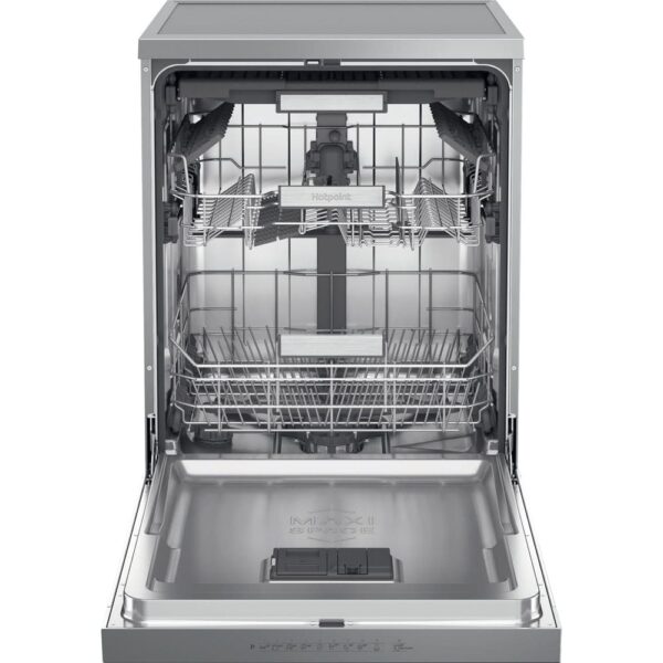 Integrated Dishwasher, Stainless Steel, C Rated - Hotpoint H7FHP43XUK - Naamaste London Homewares - 4