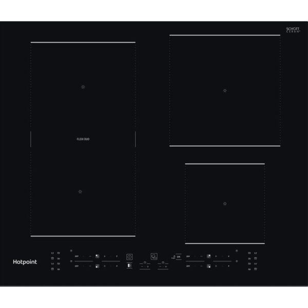 59cm 4 Zone Induction Hob, Black - Hotpoint TB7960CBF - Naamaste London Homewares - 1