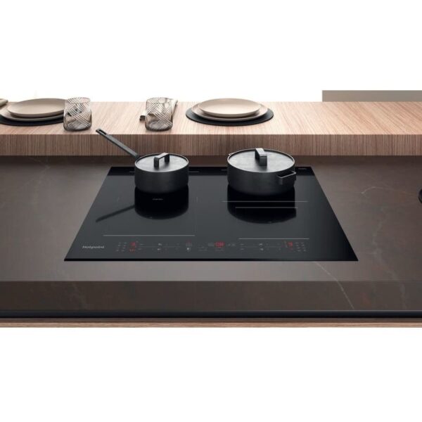 59cm 4 Zone Induction Hob, Black - Hotpoint TB7960CBF - Naamaste London Homewares - 5