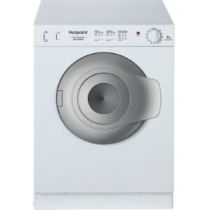 4kg Compact Air Vented Tumble Dryer, White, C Rated - Hotpoint NV4D01PUK - Naamaste London Homewares - 1