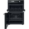 60cm Induction Electric Cooker with Double Oven, Black - Hotpoint HDT67I9HM2C - Naamaste London Homewares - 4