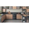 60cm Dual Fuel Cooker with Double Oven, Black, A Rated - Hotpoint HDM67G9C2CSB - Naamaste London Homewares - 12