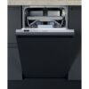 Fully Integrated Slimline Dishwasher, Black, E Rated - Hotpoint HSIO3T223WCEUKN - Naamaste London Homewares - 1