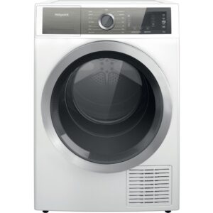 9kg GentlePower Heat Pump Tumble Dryer, White - Hotpoint H8D93WBUK - Naamaste London Homewares - 1