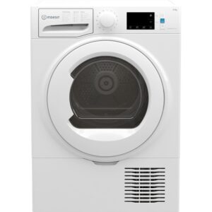 8kg Condenser Tumble Dryer, White, B Rated - Indesit I3D81WUK - Naamaste London Homewares - 1