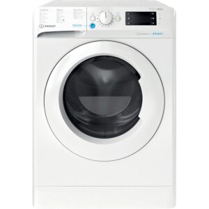 9kg Indesit Washer Dryer, 1600 Spin, White, A Rated - BDE96436XWUKN - Naamaste London Homewares - 1