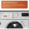 9kg Integrated Hotpoint Washer Dryer, White, D Rated - BIWDHG961485UK - Naamaste London Homewares - 2