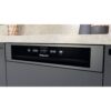 60cm Semi Integrated Dishwasher, Stainless Steel, E Rated - Hotpoint H3BL626XUK - Naamaste London Homewares - 2