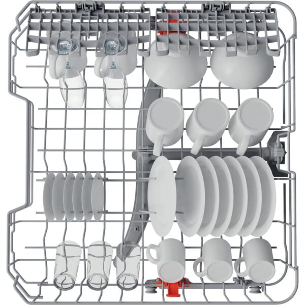 60cm Semi Integrated Dishwasher, Stainless Steel, E Rated - Hotpoint H3BL626XUK - Naamaste London Homewares - 10