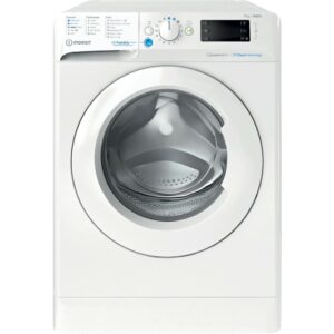 11kg Indesit Washing Machine, 1400 Spin, White, A Rated - BWE111496XWVUK - Naamaste London Homewares - 1