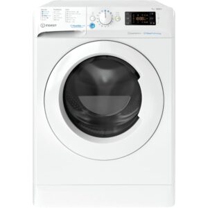 7kg Indesit Washing Machine, 1400 Spin, White, A Rated - BWE71496XWVUK - Naamaste London Homewares - 1