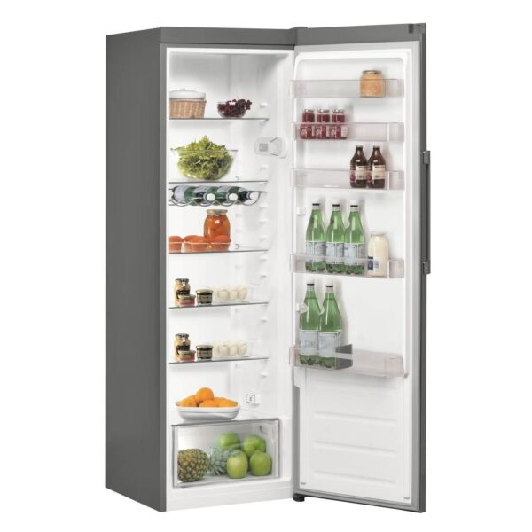 368L Freestanding Tall Larder Fridge, Stainless Steel - Whirlpool SW82QXR - Naamaste London Homewares - 2