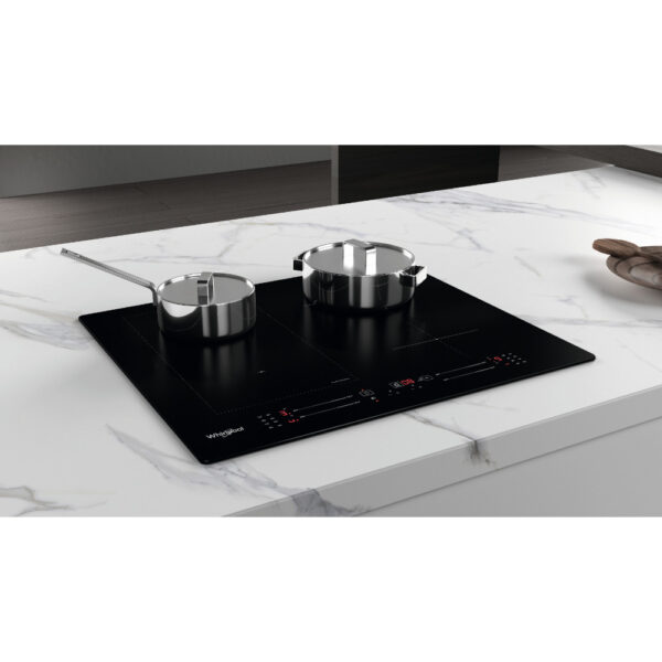 60cm 4 Zone Induction Hob, Touch Control, Black -Whirlpool WLS7960NE - Naamaste London Homewares - 2