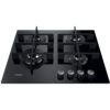 60cm Built In 4 Burner Gas Hob, Black - Whirlpool GOWL628NB - Naamaste London Homewares - 2