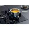 73cm Built In 5 Burner Gas Hob, Black Ceramic Glass - Whirlpool GOWL758NB - Naamaste London Homewares - 6