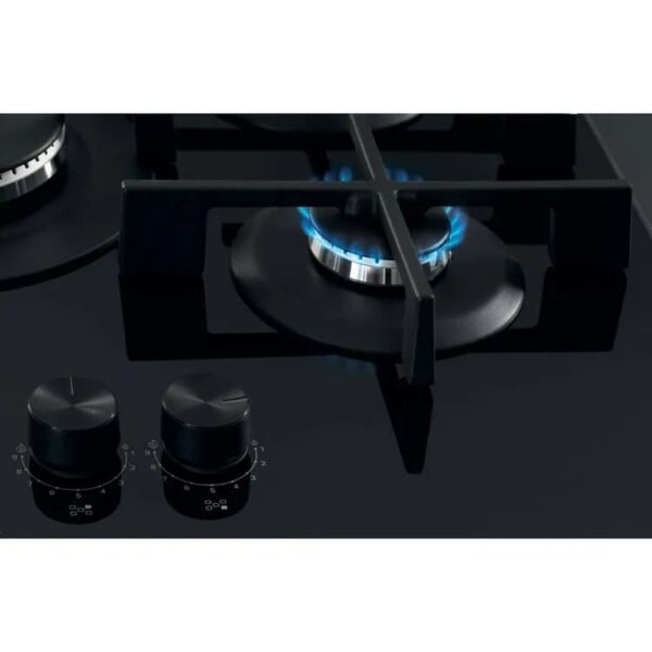 73cm Built In 5 Burner Gas Hob, Black Ceramic Glass - Whirlpool GOWL758NB - Naamaste London Homewares - 9