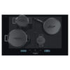 75cm 8 Zone Induction Hob, Black - Whirlpool SMP778CNEIXL - Naamaste London Homewares - 4