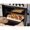 90cm Ceramic Belling Range Cooker, Black - RCA COOKCENTRE 90E B - Naamaste London Homewares - 11