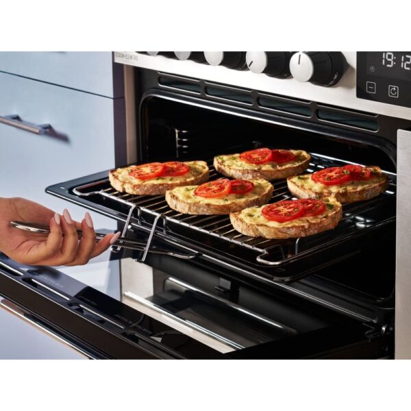 90cm Ceramic Belling Range Cooker, Black - RCA COOKCENTRE 90E B - Naamaste London Homewares - 14