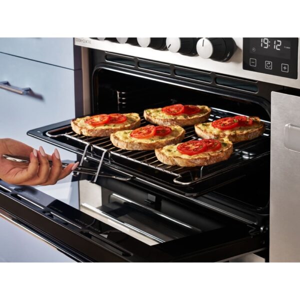 90cm Ceramic Belling Range Cooker, Black - RCA COOKCENTRE 90E B - Naamaste London Homewares - 16