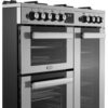 90cm Dual Fuel Cooker, Stainless Steel - Belling RCA COOKCENTRE 90DF Naamaste London Homewares - 5
