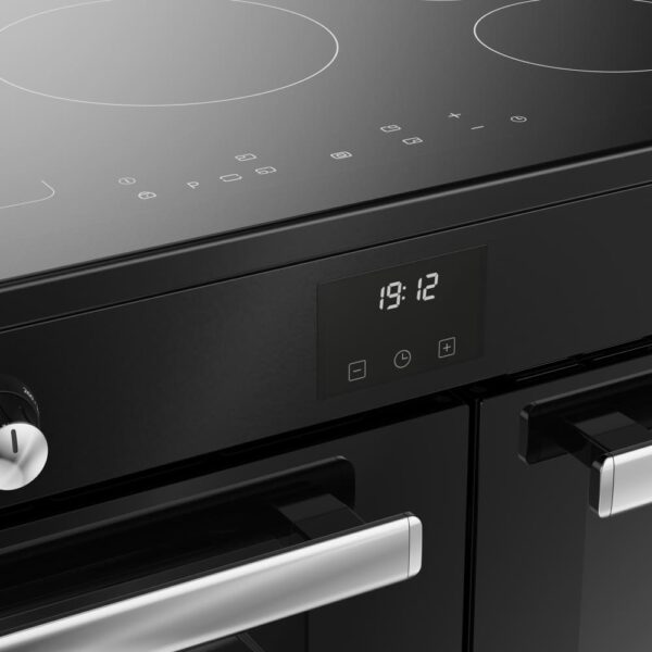 90cm Induction Belling Range Cooker, Black, A Rated - RCA COOKCENTRE 90Ei - Naamaste London Homewares - 9