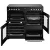 100cm Ceramic Belling Range Cooker, Black - RCA COOKCENTRE 100E - Naamaste London Homewares - 7