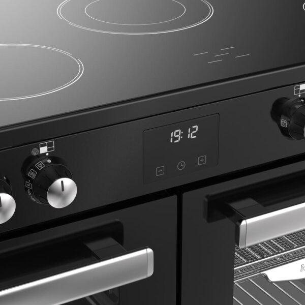 110cm Ceramic Belling Range Cooker, Black - RCA COOKCENTRE 110E - Naamaste London Homewares - 9