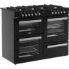 110cm Dual Fuel Belling Range Cooker, Black - RCA COOKCENTRE 110DF - Naamaste London Homewares - 6