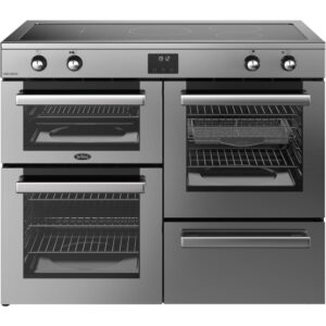 110cm Induction Belling Range Cooker, Stainless Steel - RCA COOKCENTRE 110Ei - Naamaste London Homewares - 1