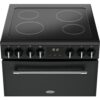 70L Freestanding Electric Cooker with Double Oven, Anthracite - Belling Farmhouse 60E - Naamaste London Homewares - 8