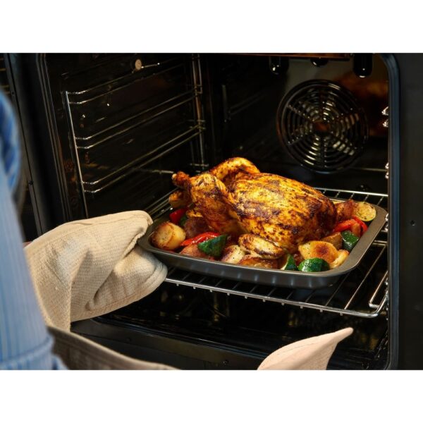 Ceramic Electric Cooker with Double Oven, Black, A Rated - Belling Farmhouse 60E - Naamaste London Homewares - 11