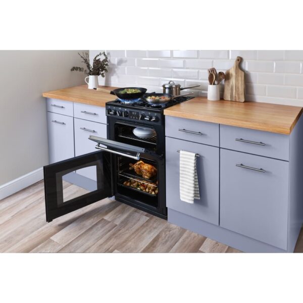 70L Dual Fuel Cooker with Double Oven, Grey - Belling MRA FARMHOUSE 60DF Naamaste London Homewares - 13