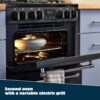 70L Dual Fuel Cooker with Double Oven, Grey - Belling MRA FARMHOUSE 60DF Naamaste London Homewares - 18