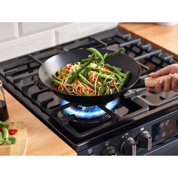 70L Dual Fuel Cooker with Double Oven, Black, A Rated - Belling MRA FARMHOUSE 60DF - Naamaste London Homewares - 16