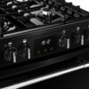 70L Dual Fuel Cooker with Double Oven, Black, A Rated - Belling MRA FARMHOUSE 60DF - Naamaste London Homewares - 7