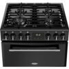 70L Dual Fuel Cooker with Double Oven, Black, A Rated - Belling MRA FARMHOUSE 60DF - Naamaste London Homewares - 8