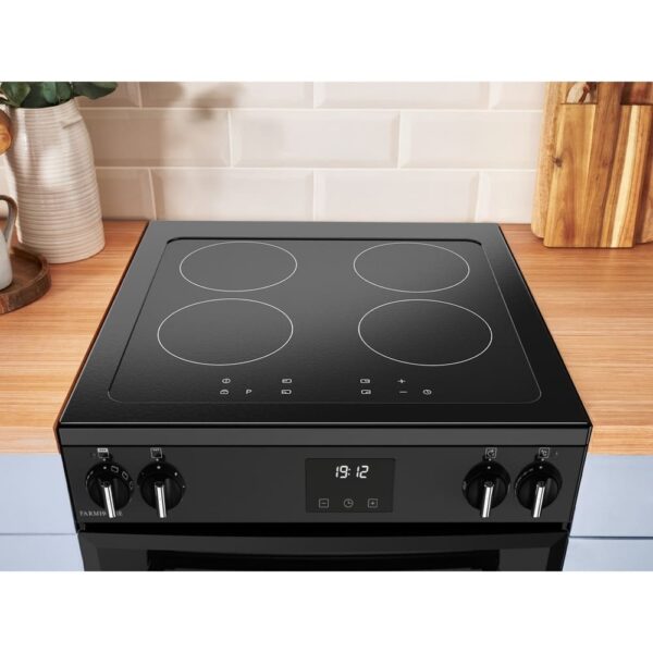 TCH Induction Electric Cooker with Double Oven, Black - Belling Farmhouse 60E Naamaste London Homewares - 17