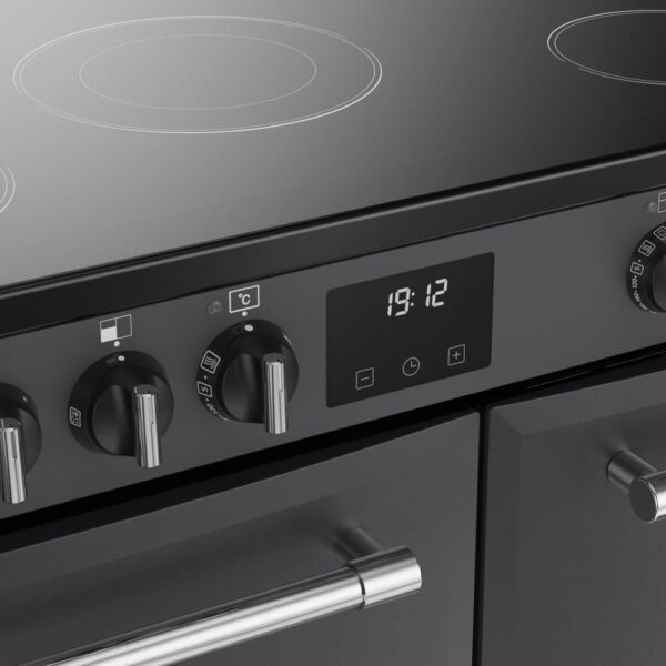 90cm Ceramic Belling Range Cooker, Grey - RCA FARMHOUSE 90E AN - Naamaste London Homewares - 8