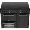 90cm Ceramic Belling Range Cooker, Black - RCA FARMHOUSE 90E - Naamaste London Homewares - 7