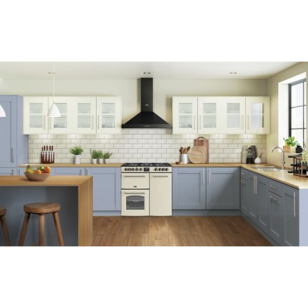 90cm Dual Fuel Belling Range Cooker, Cream - Farmhouse 90DF - Naamaste London Homewares - 2