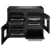 110cm Induction Belling Range Cooker, Black, A Rated - RCA FARMHOUSE 110Ei - Naamaste London Homewares - 7