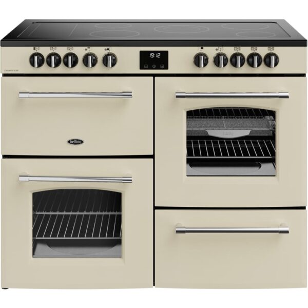 110cm Ceramic Belling Range Cooker, Cream, A Rated - RCA FARMHOUSE 110E - Naamaste London Homewares - 1